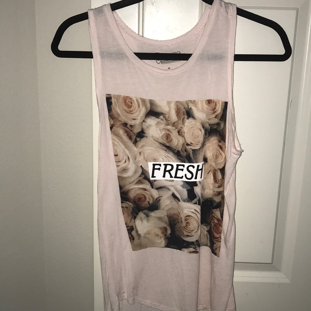 light pink tank